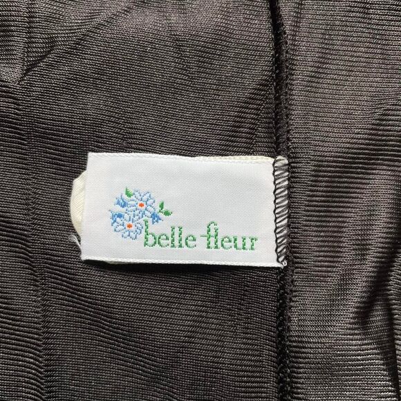 Vintage Black Nylon Slip Dress - Picture 4 of 4